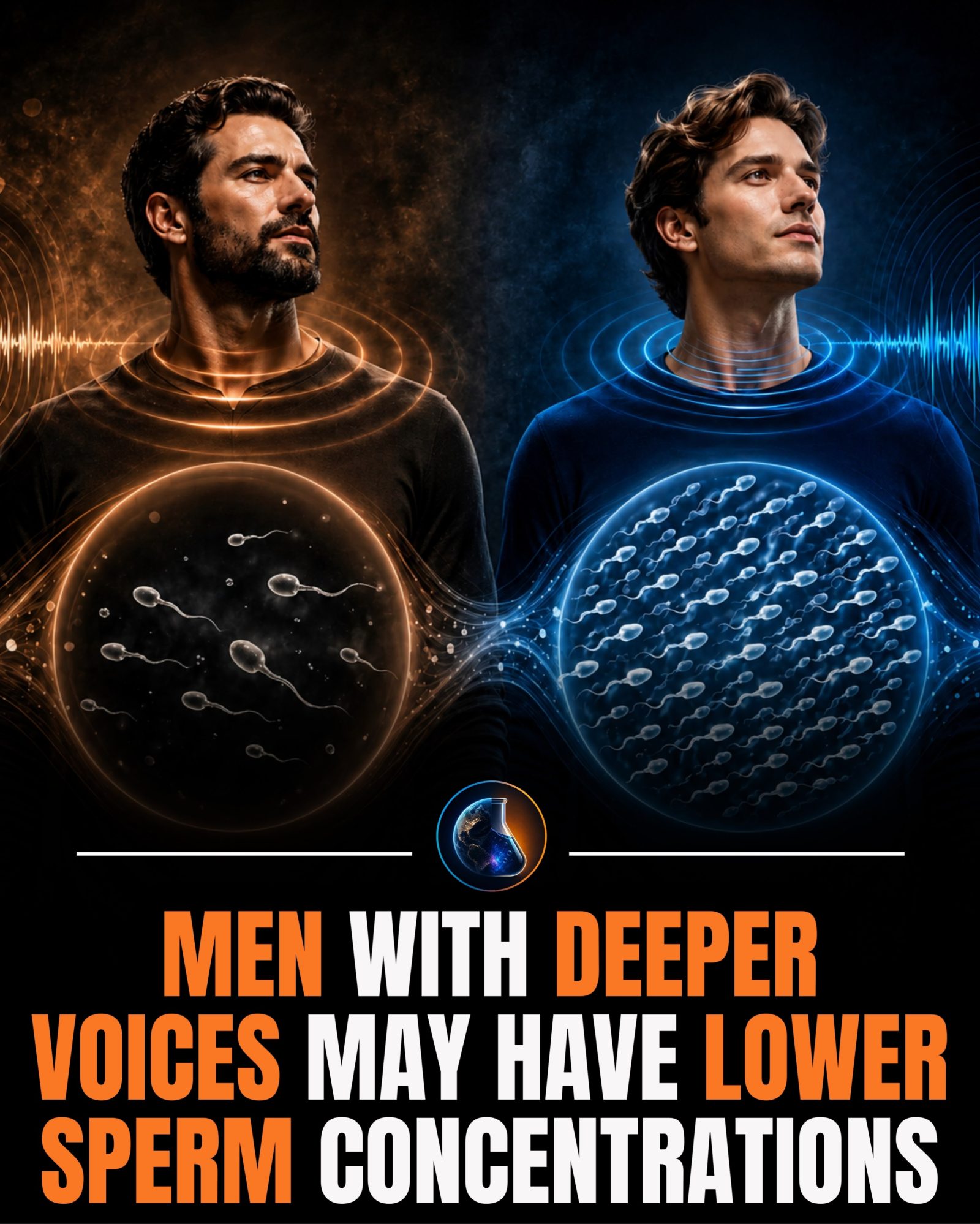 Deep Voice May Mean Lower Sperm Concentration