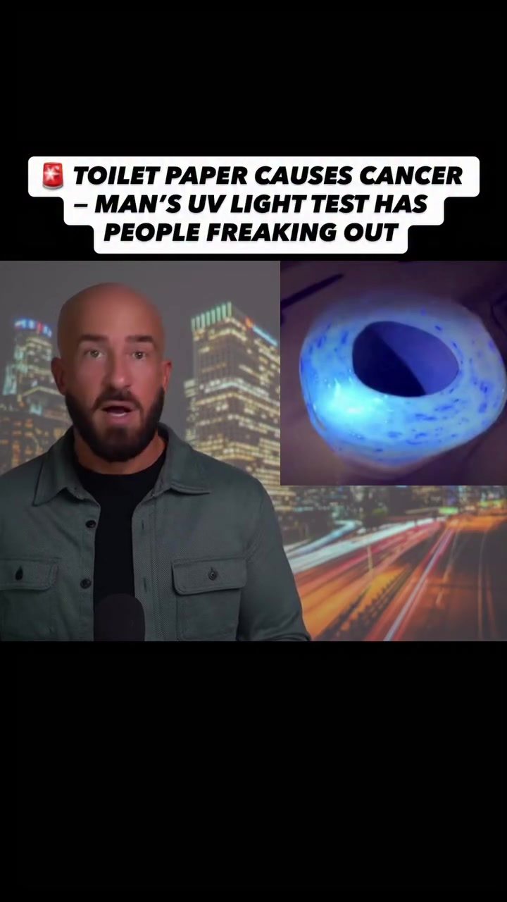 Toilet Paper Glows Under UV Light: Is It Safe?