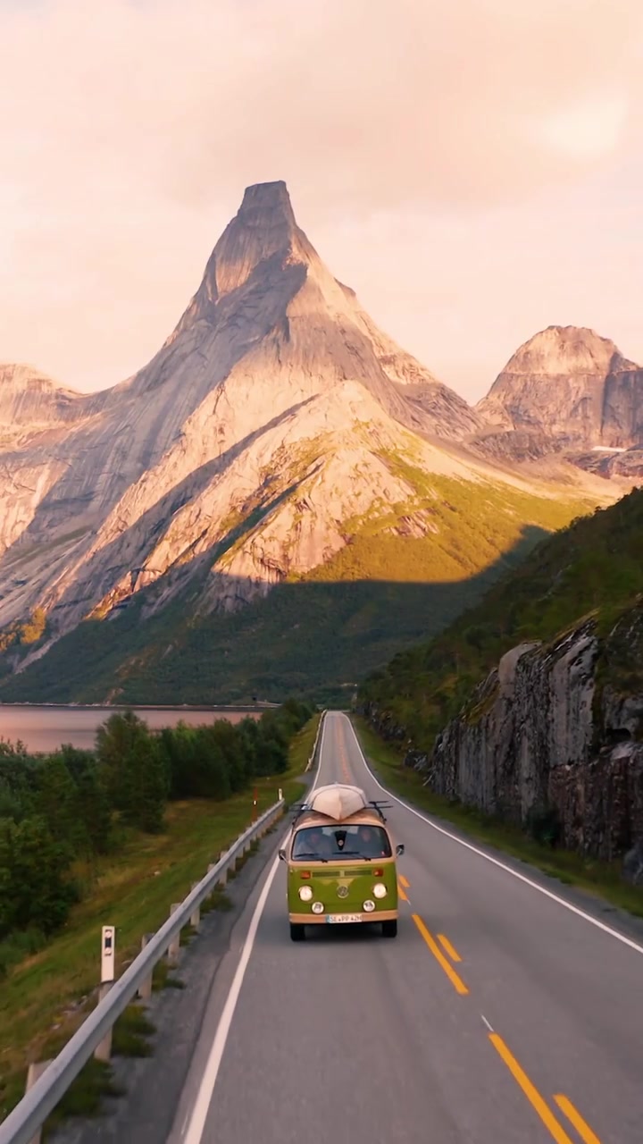Norway's Scenic Road Trips in a Volkswagen Van