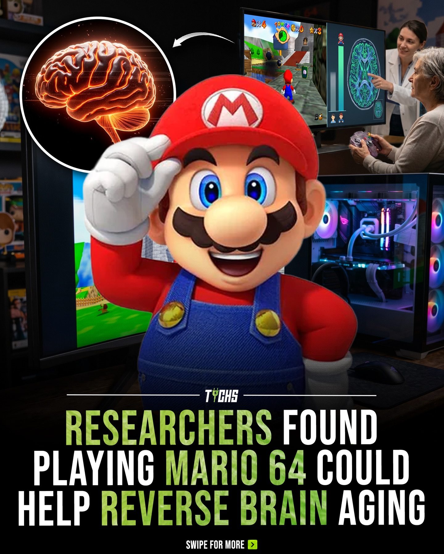 Super Mario 64: How Gaming May Reverse Brain Aging