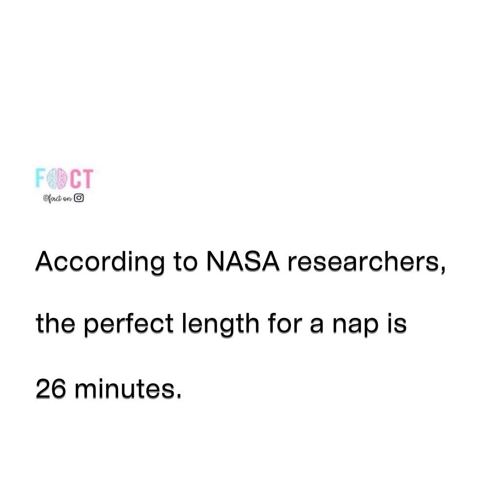 NASA's Perfect Nap Length: 26 Minutes