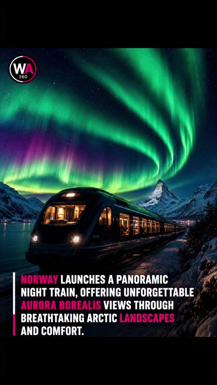 Experience the Arctic's Aurora Borealis from Norway's Panoramic Night Train