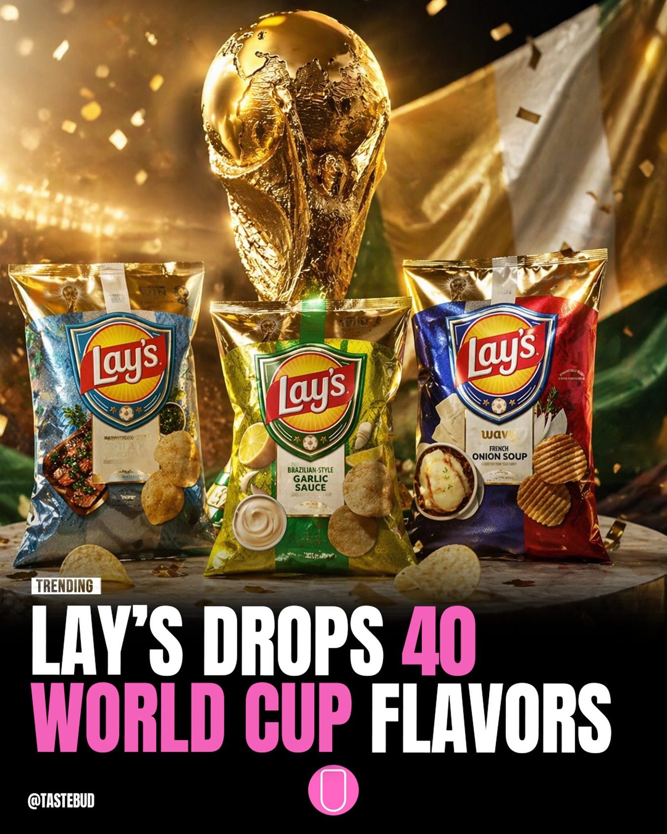 Lay's World Cup 2026 Flavors: 40 Global Cuisines To Satisfy Foodies