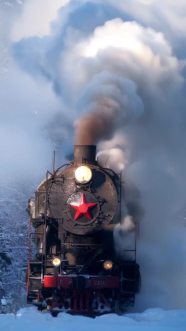Steam Train Snowy Landscape: A Scenic Journey