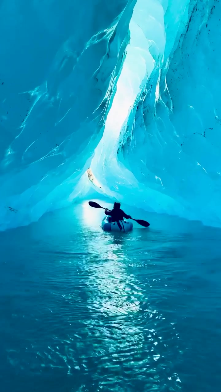 Kayaking in Alaska's Ice Caves: A Visual Journey