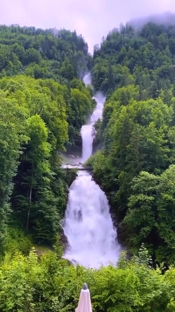 Switzerland's Scenic Landscapes on a Rainy Day