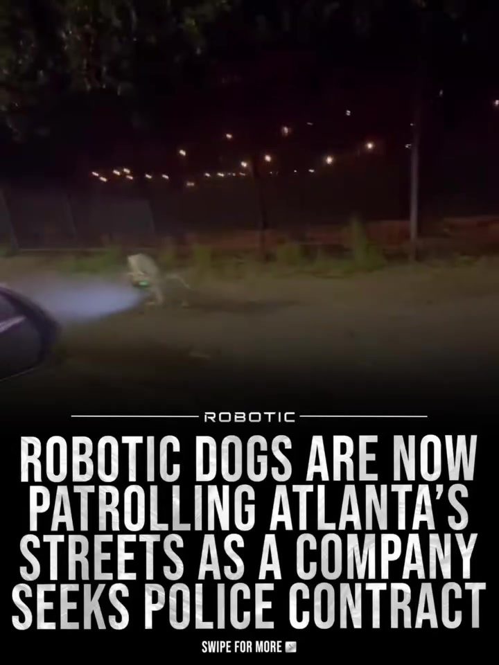 Robotic Dogs: Atlanta's New Nighttime Security