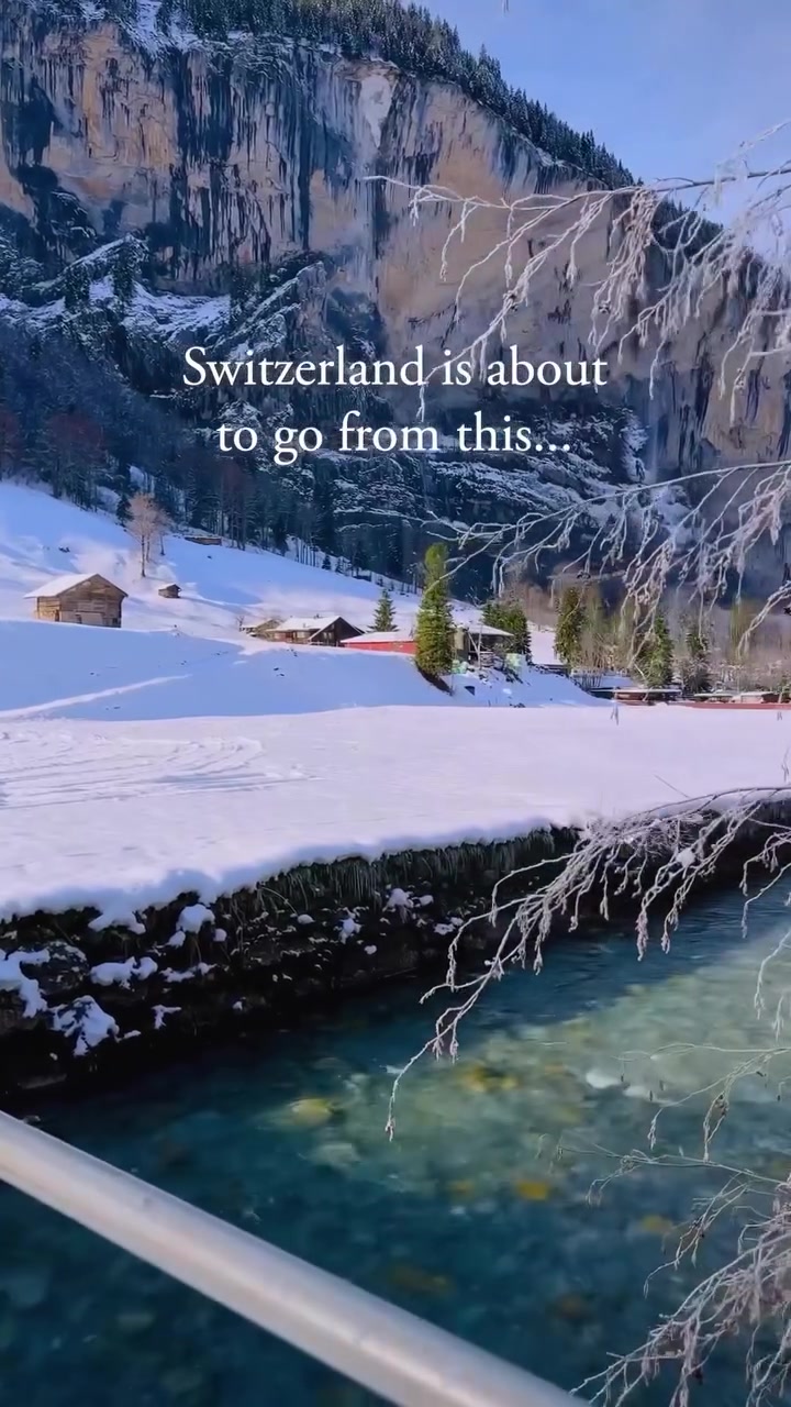 Switzerland's Seasonal Transformation: Winter to Summer