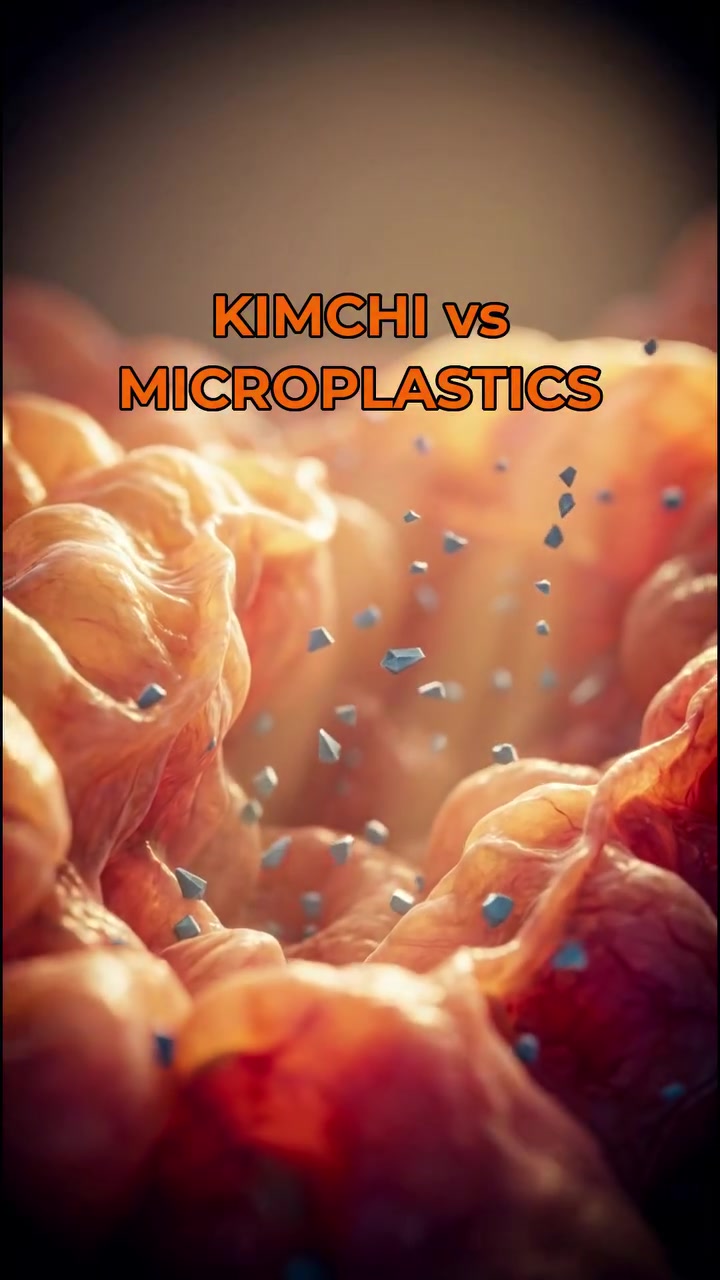 Kimchi's Role in Clearing Microplastics from the Gut