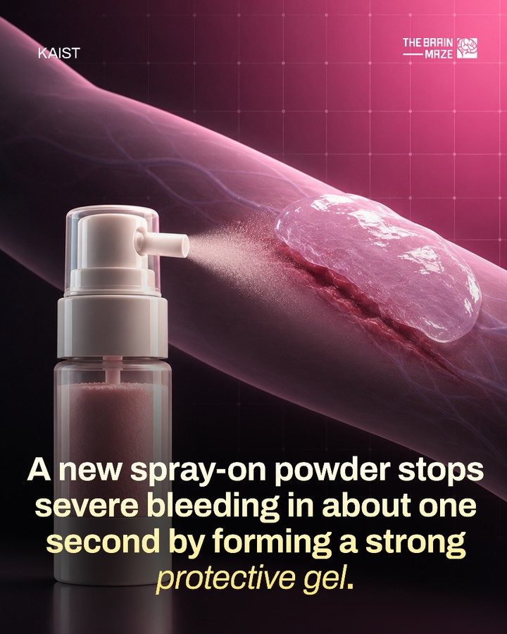 KAIST and THE BRAIN MAZE's Innovative Spray for Instant Bleeding Control