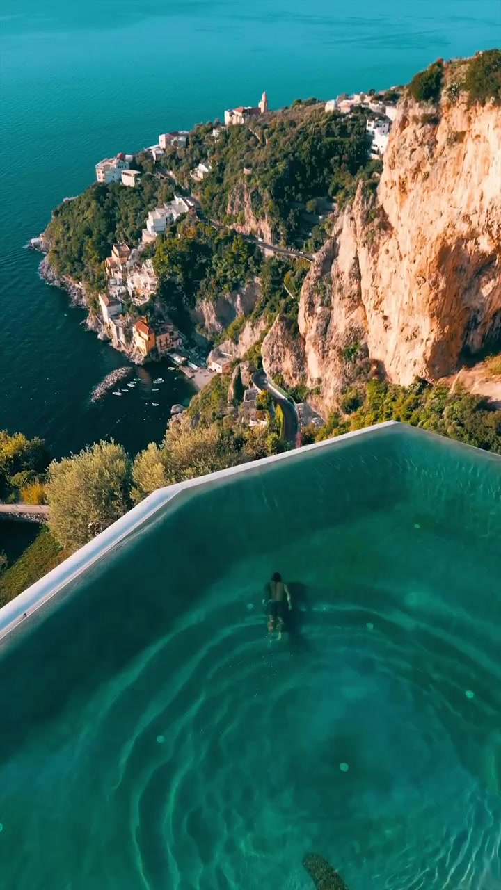 Infinity Pool with Mediterranean Sea View