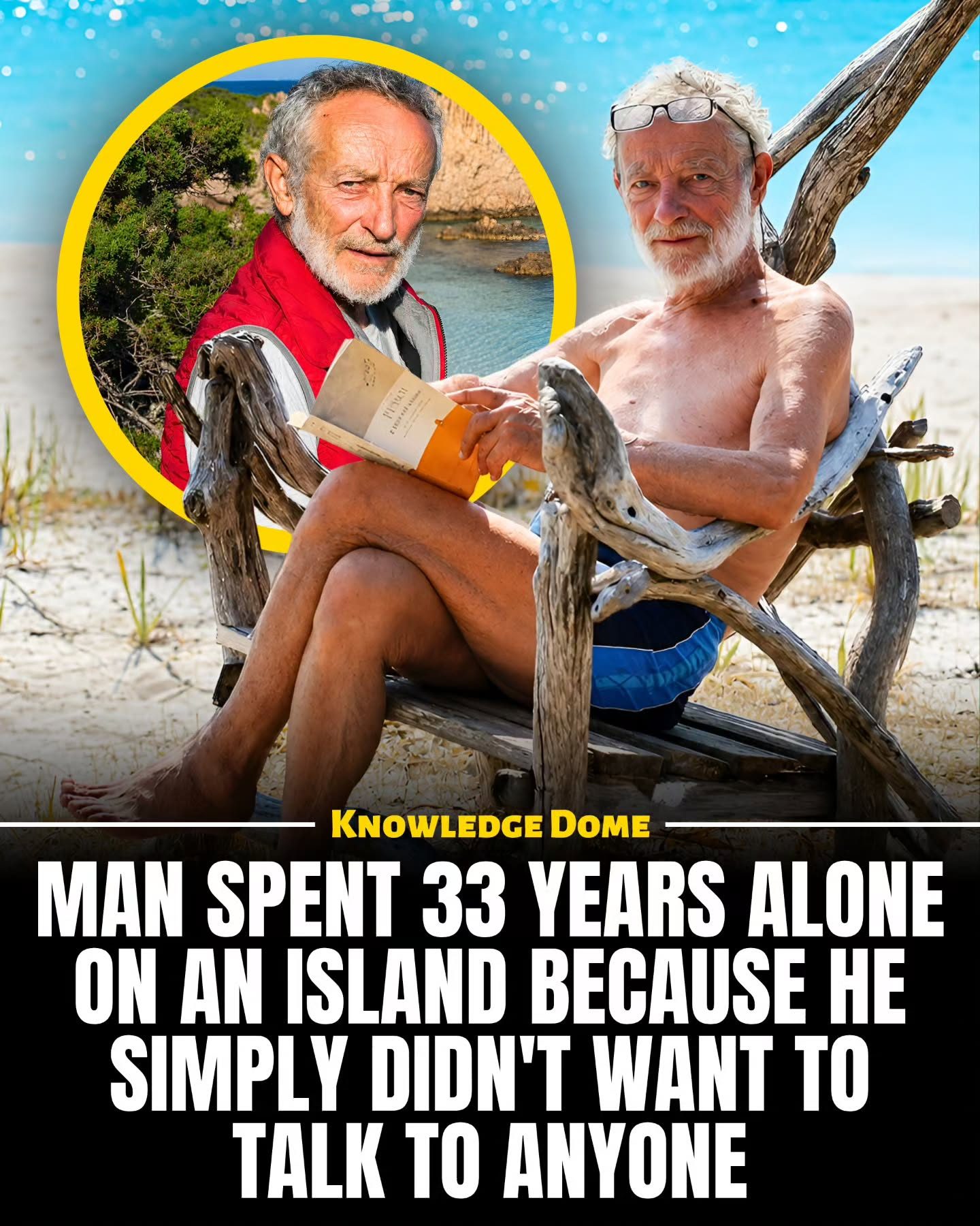 Man's 33 Years of Solitude on Budelli Island