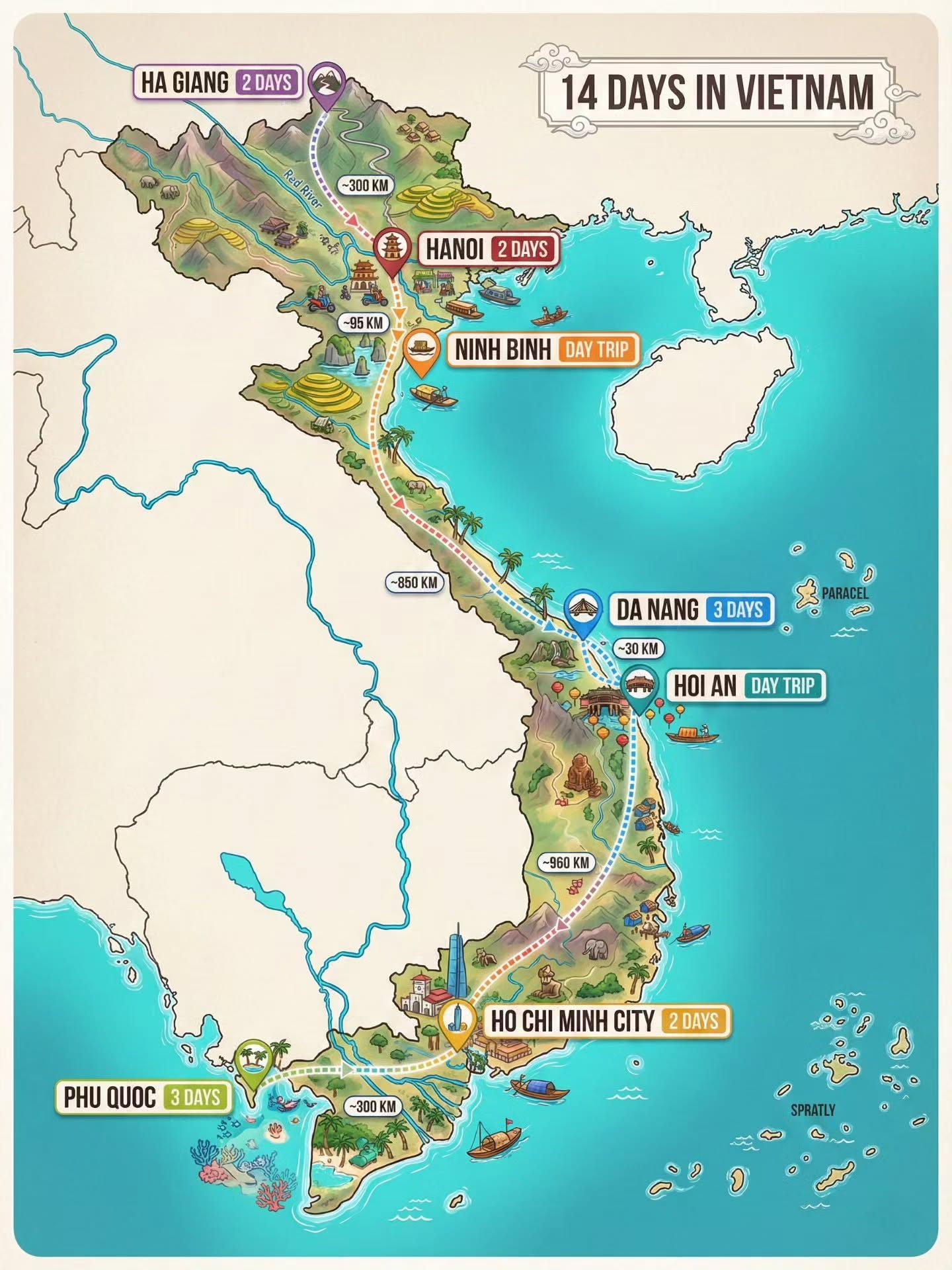 14-Day Vietnam Itinerary: Best Destinations and Day Trips