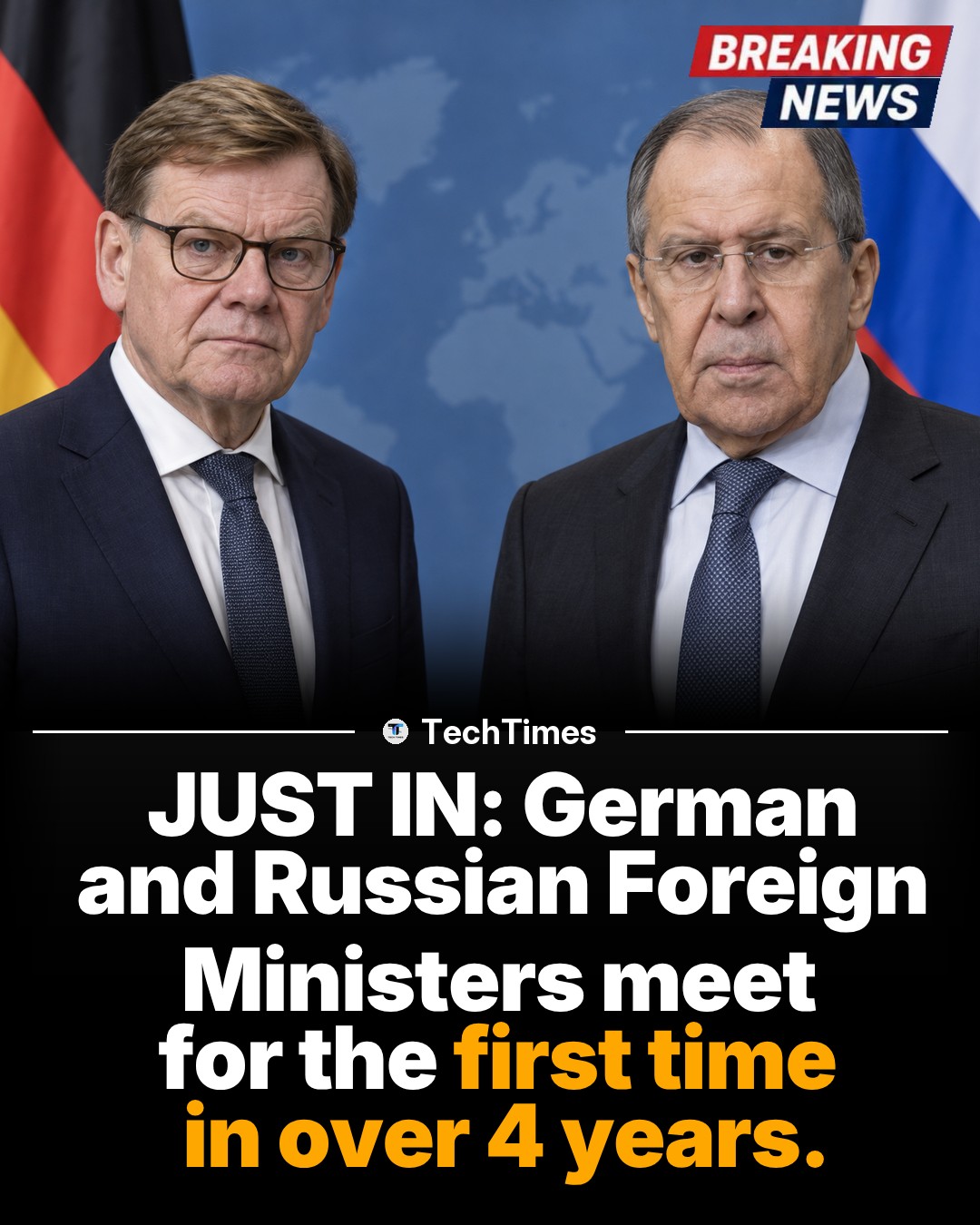 German and Russian Foreign Ministers Meet After 4 Years