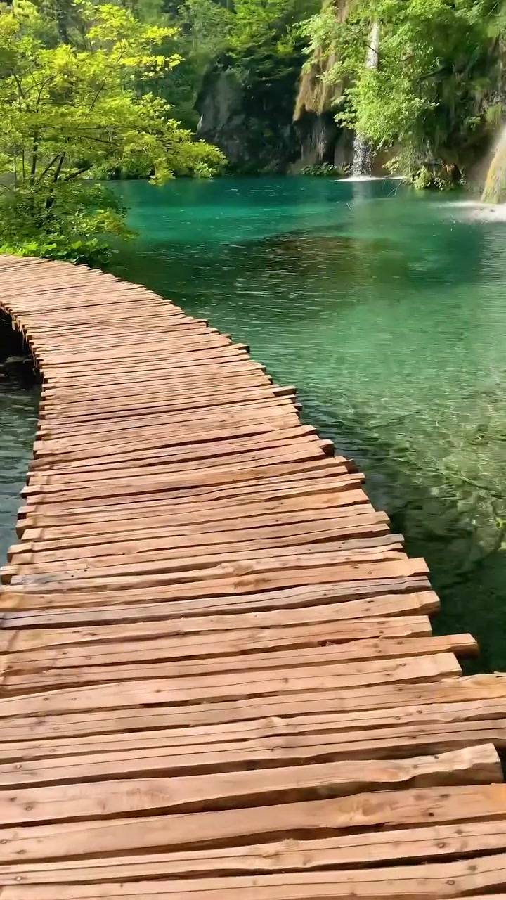 Plitvice Lakes National Park Waterfall Boardwalk