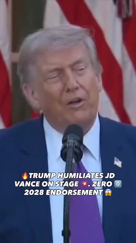 Trump's Public Polling of 2028 Presidential Hopefuls at Rally