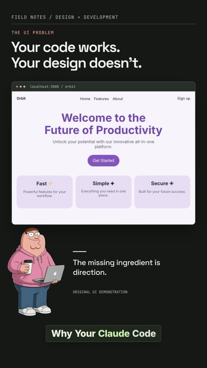 Claude Code UI Design Workflow