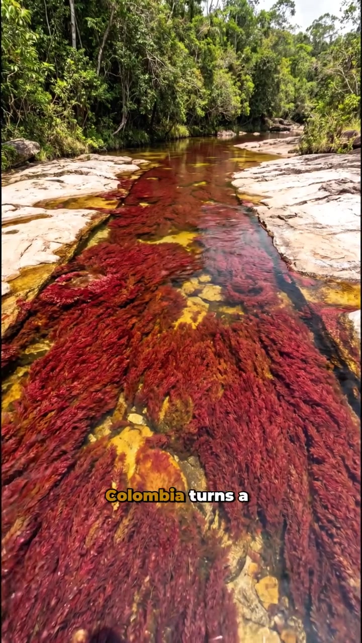 Colombia's Red River: The Mysterious Phenomenon