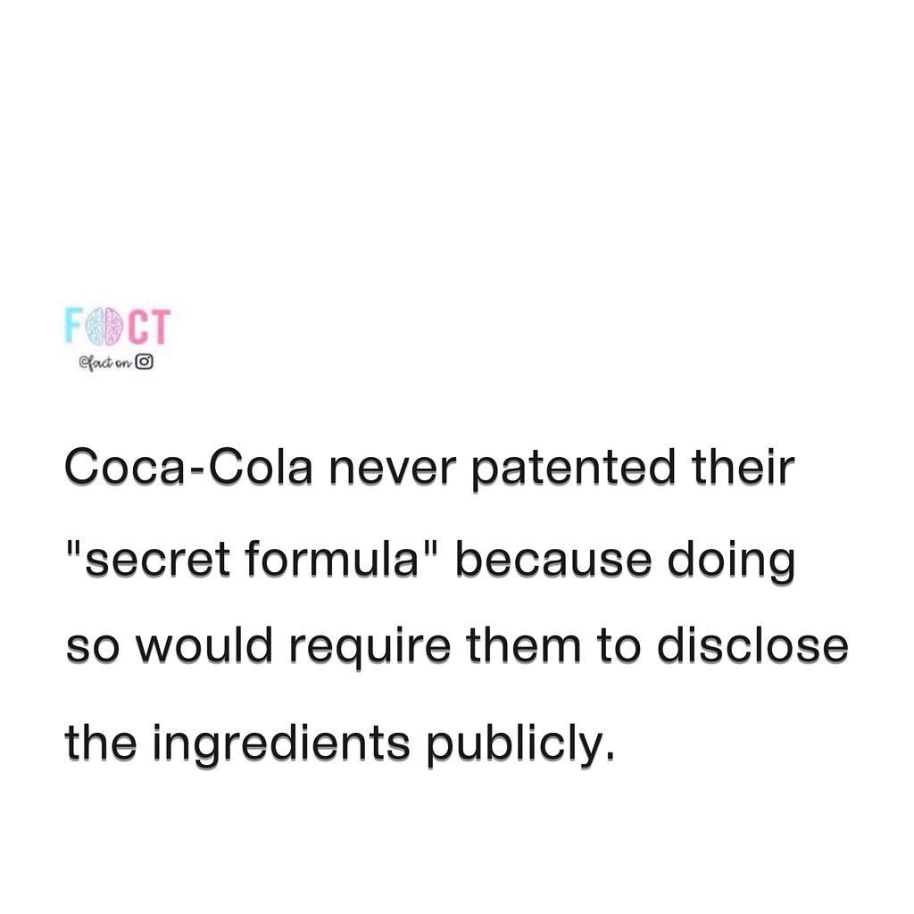 Coca-Cola's Secret: Why They Never Patented Their Formula