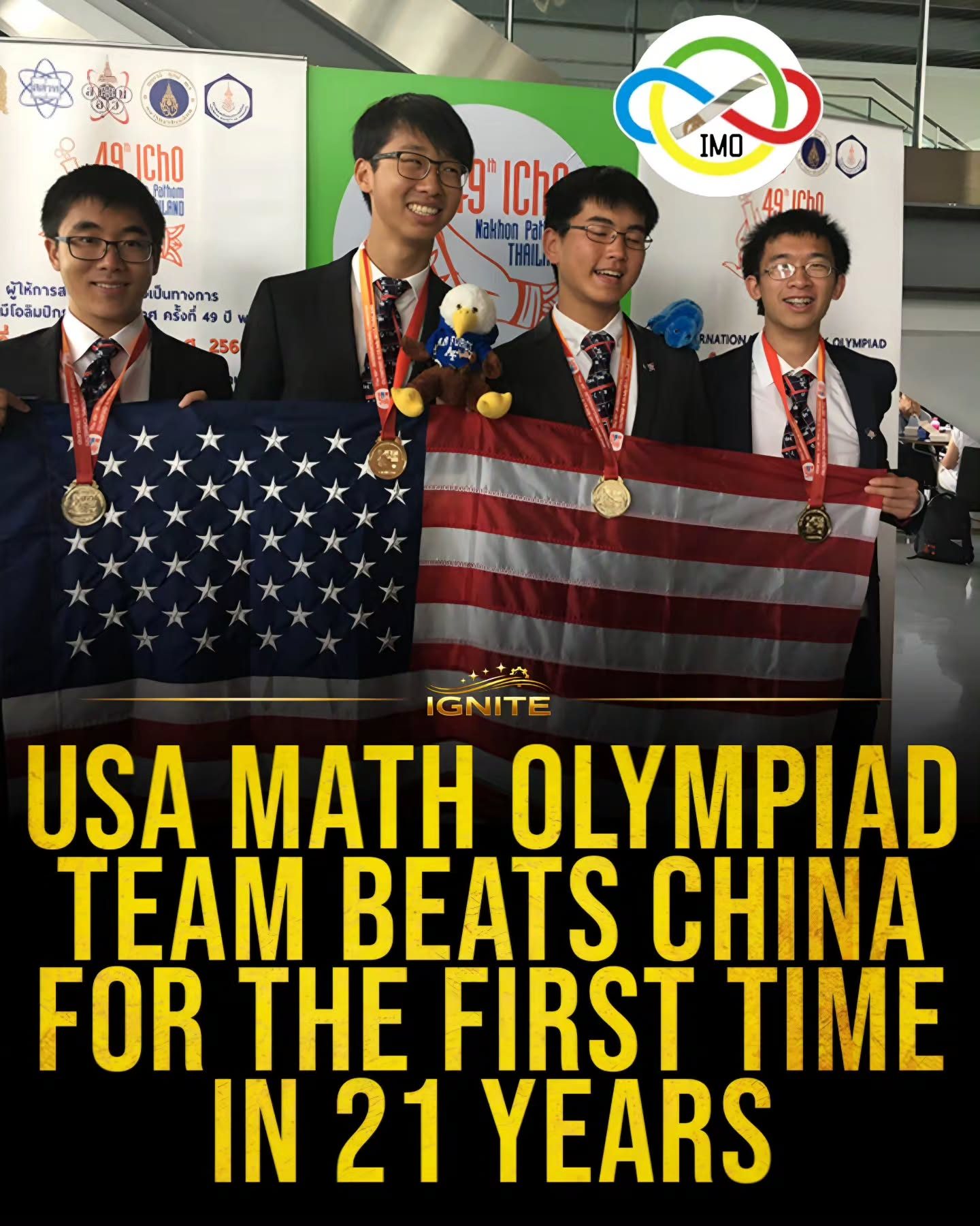 USA Math Olympiad Team Defeats China After 21 Years