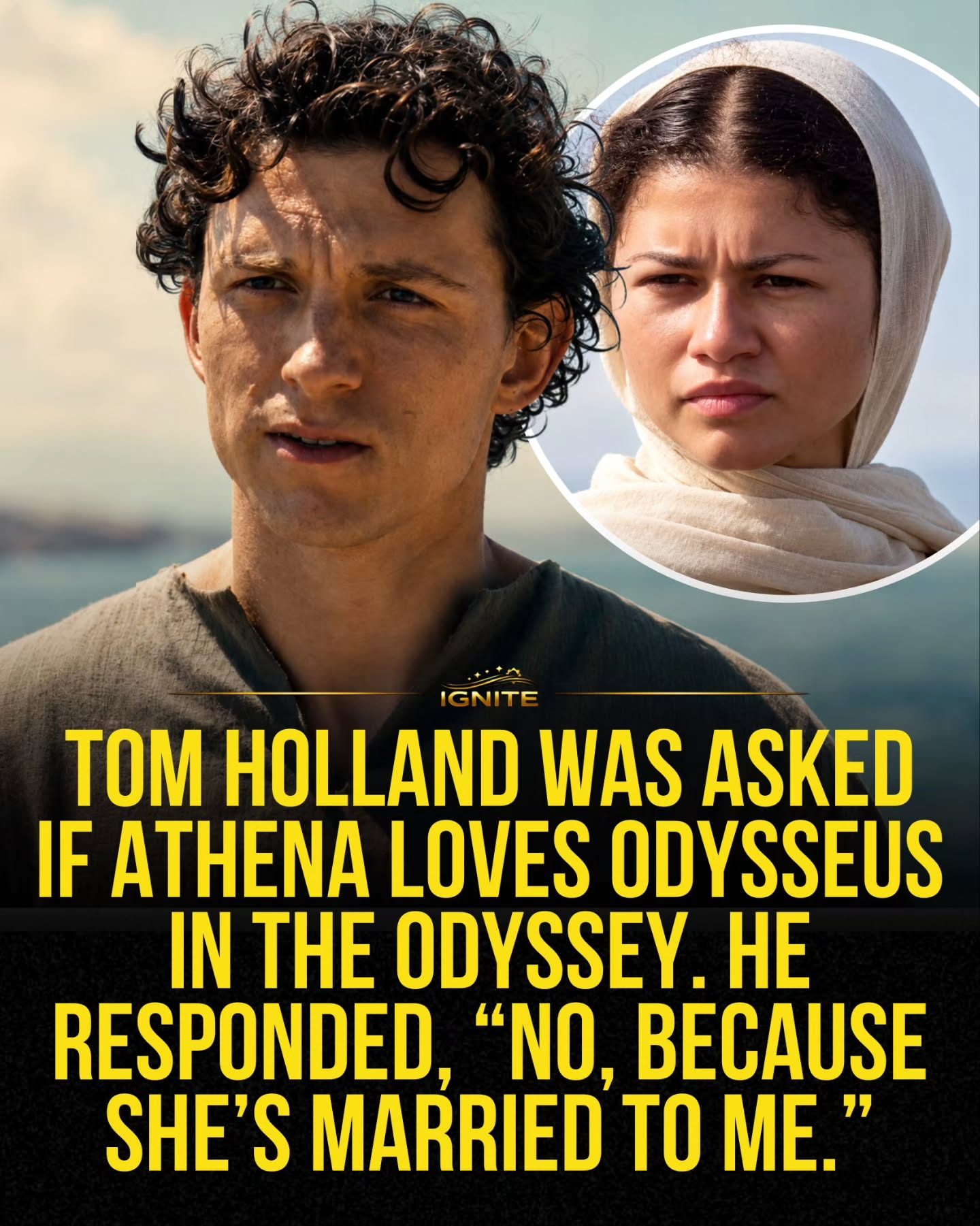 Tom Holland's Hilarious Mythological Twist on Athena and Odysseus