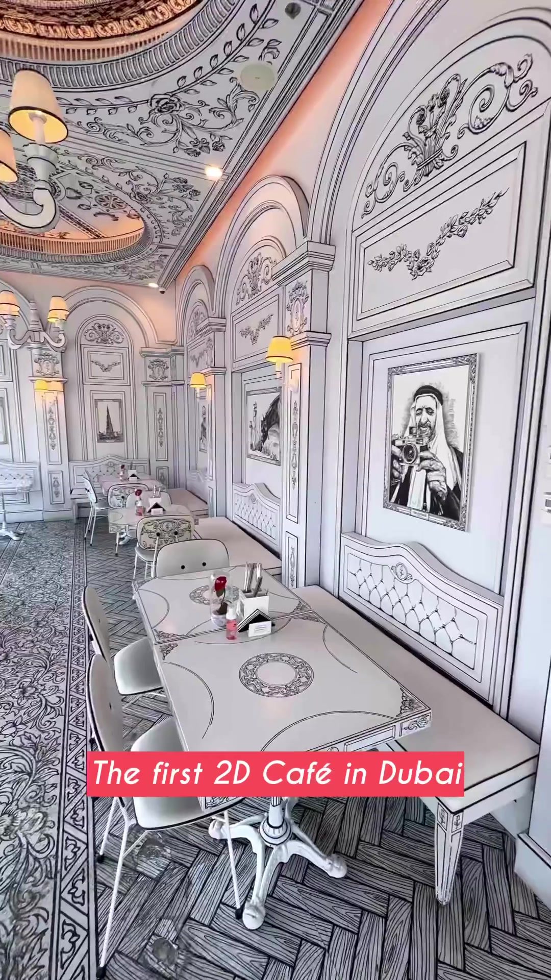 Exploring Forever Rose Cafe: Dubai's First 2D Optical Illusion Cafe