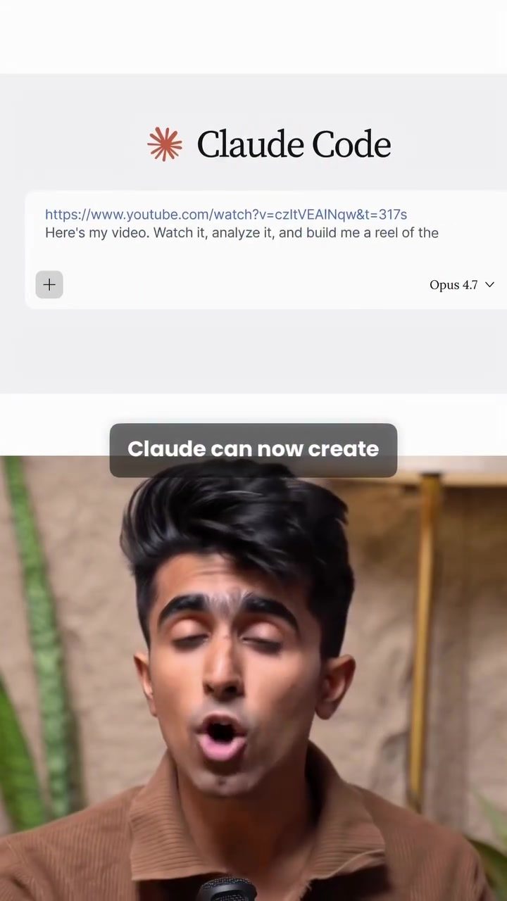 Claude's New Feature: One-Click YouTube to Reels Conversion
