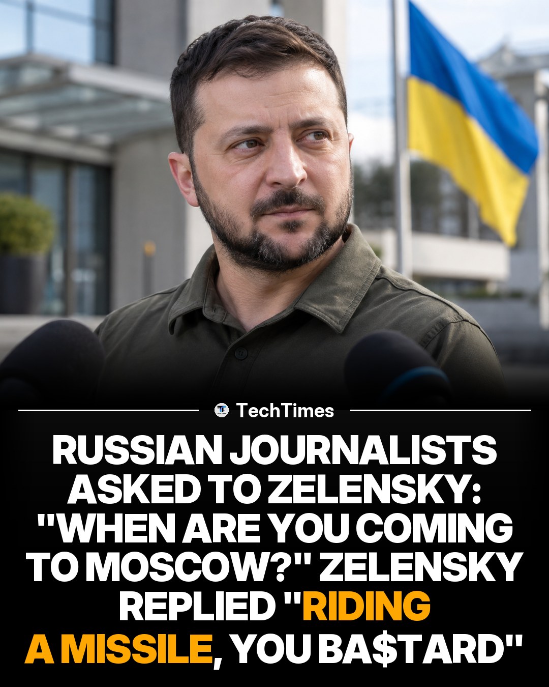 Zelenskyy's Alleged Response to Moscow Visit Question