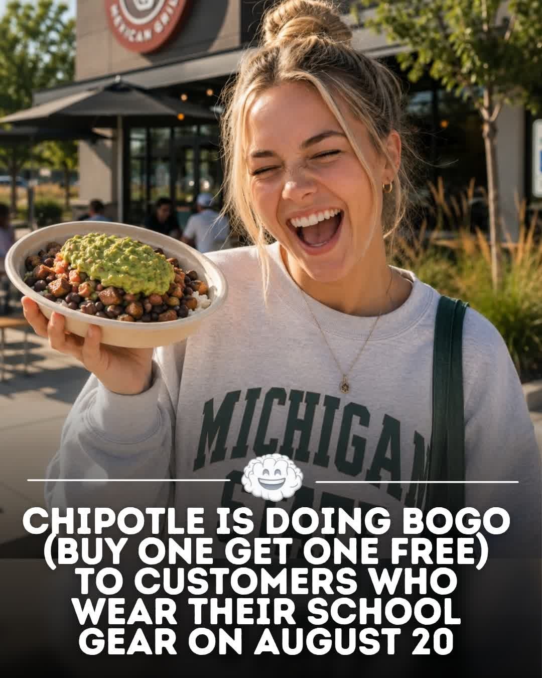 Chipotle's August 20th School Gear BOGO Deal for Students