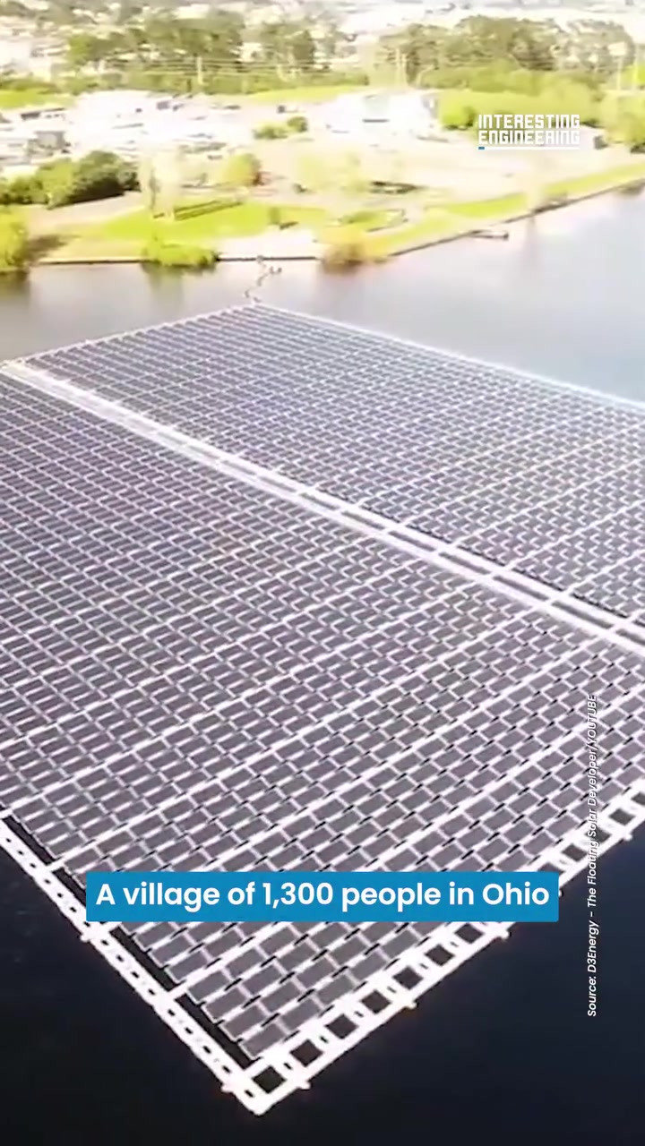 Monroeville Ohio Solar Power Plant on Water