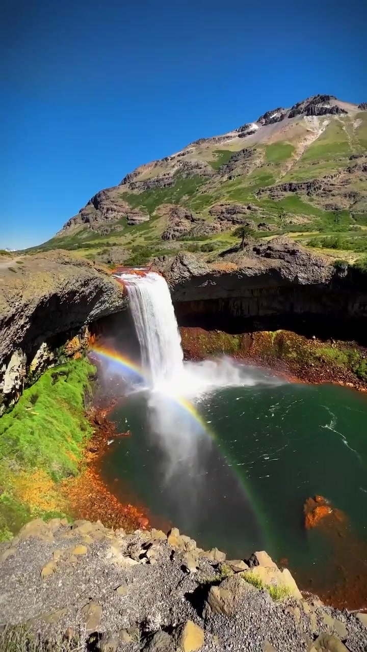 Salto del Agrio: Argentina's Red Waterfall