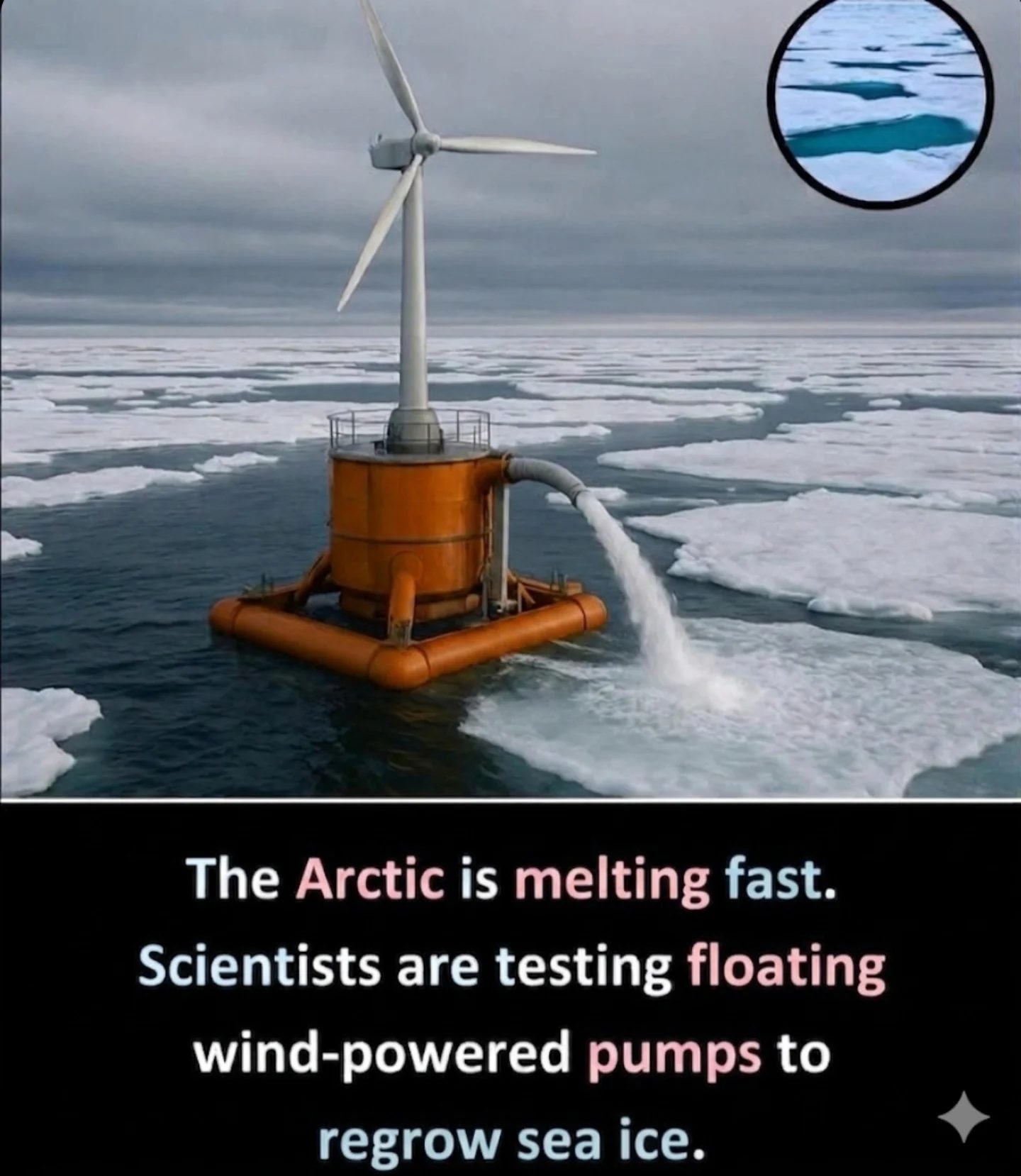 Wind-Powered Pumps: A New Hope for Arctic Sea Ice Regrowth