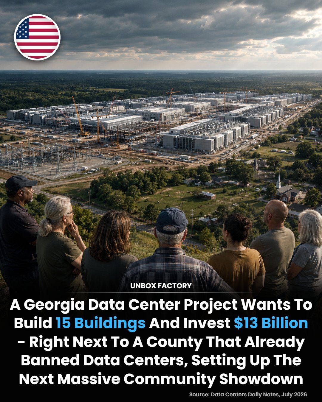 Georgia Data Center Debate: $13B AI Campus vs. Local Concerns