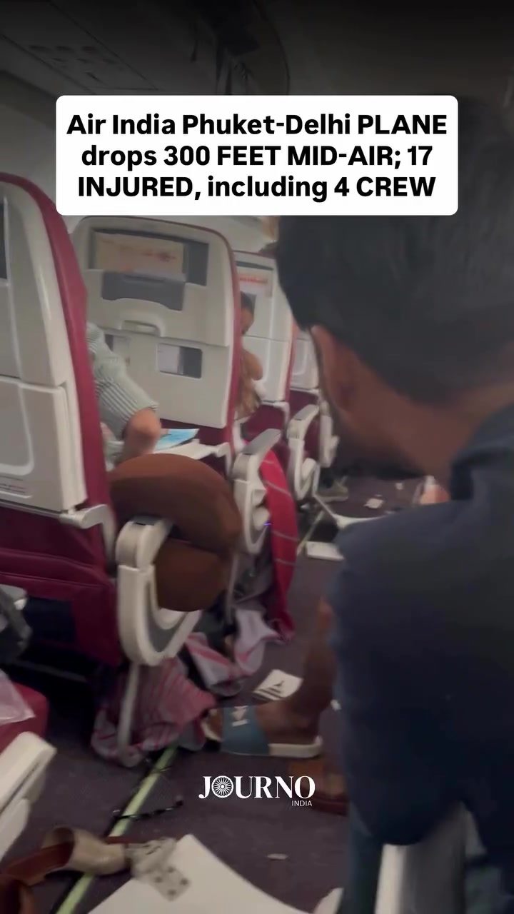 Air India Flight AI2379 Experiences 300-Foot Drop, Injures 17
