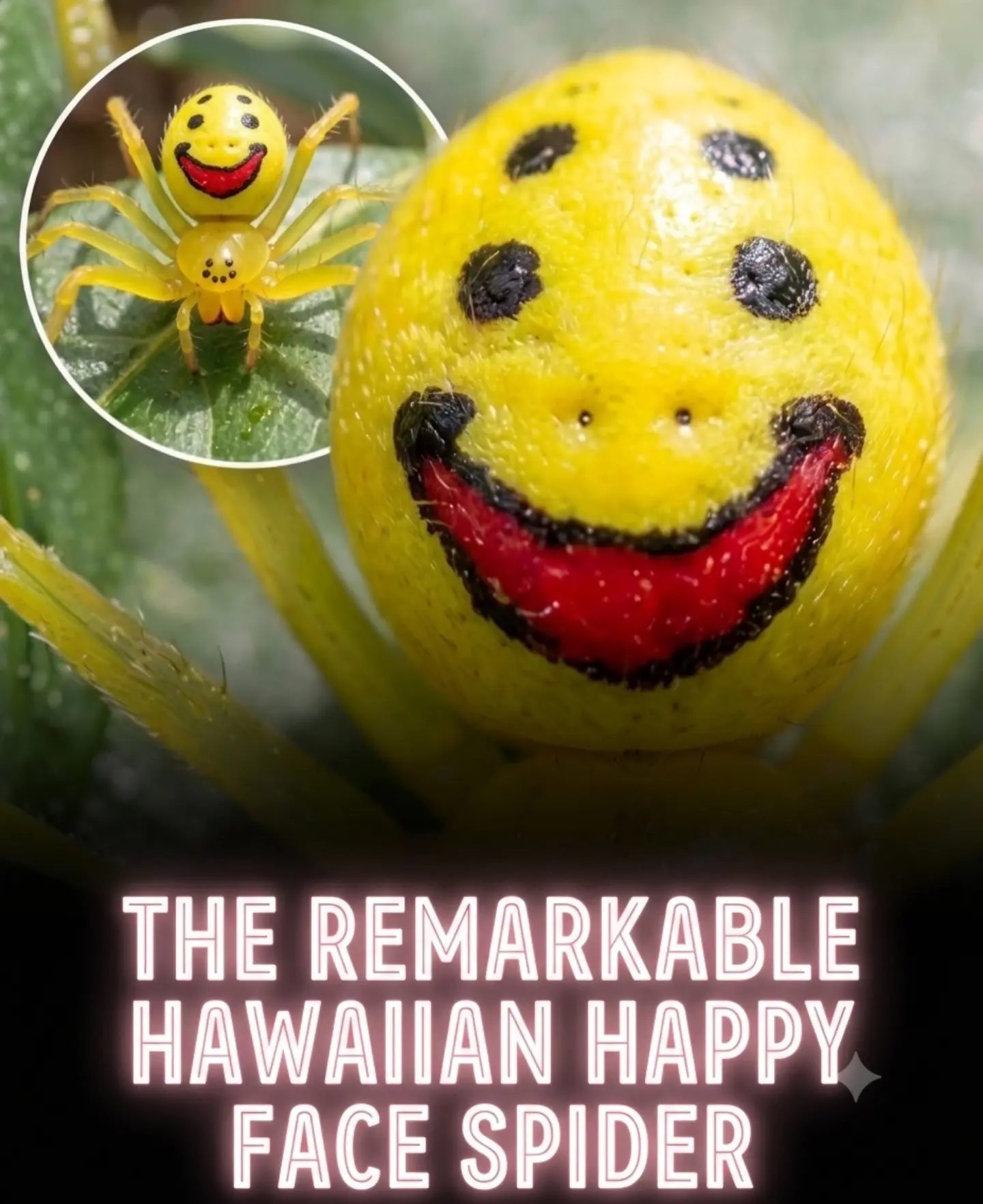 Discovering the Remarkable Happy-Face Spider of Hawaii