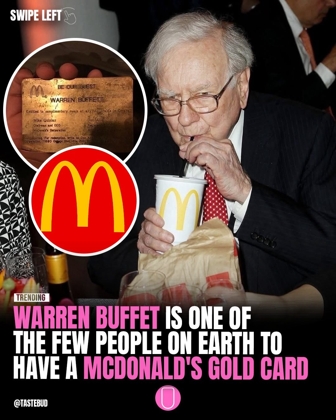 Warren Buffett's Exclusive McDonald's Gold Card Perk