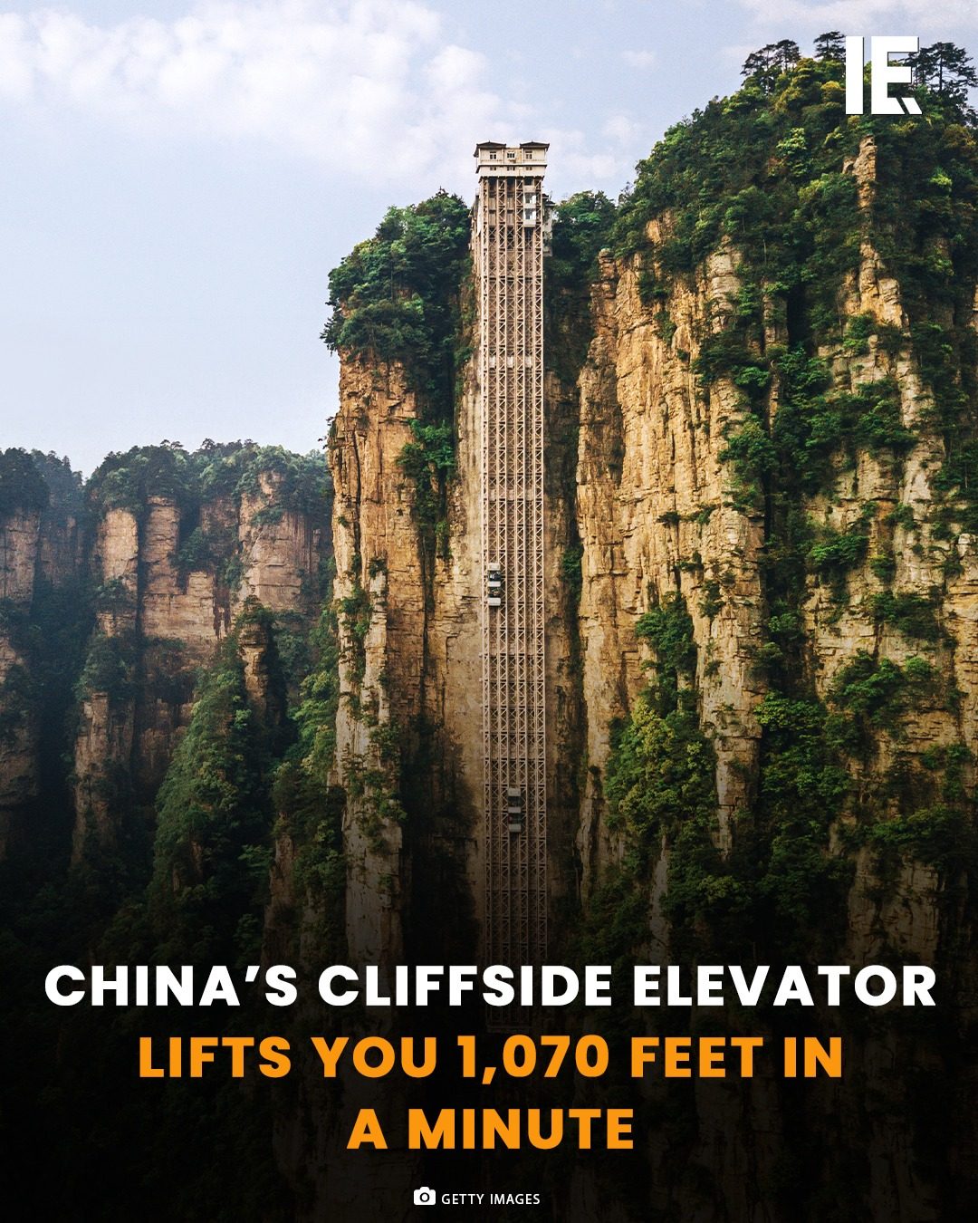 Experience the Thrill of China's Tallest Outdoor Elevator