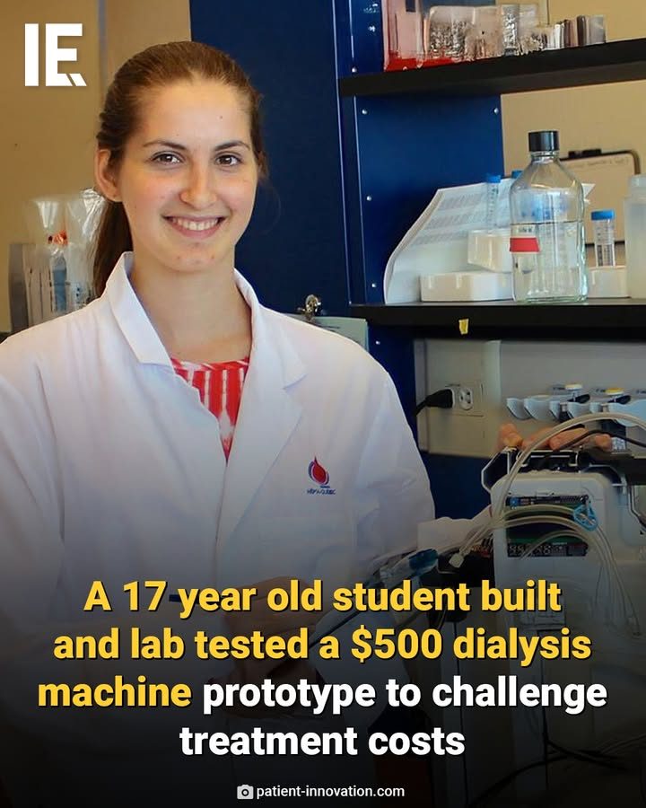 17-Year-Old Student Builds $500 Dialysis Machine
