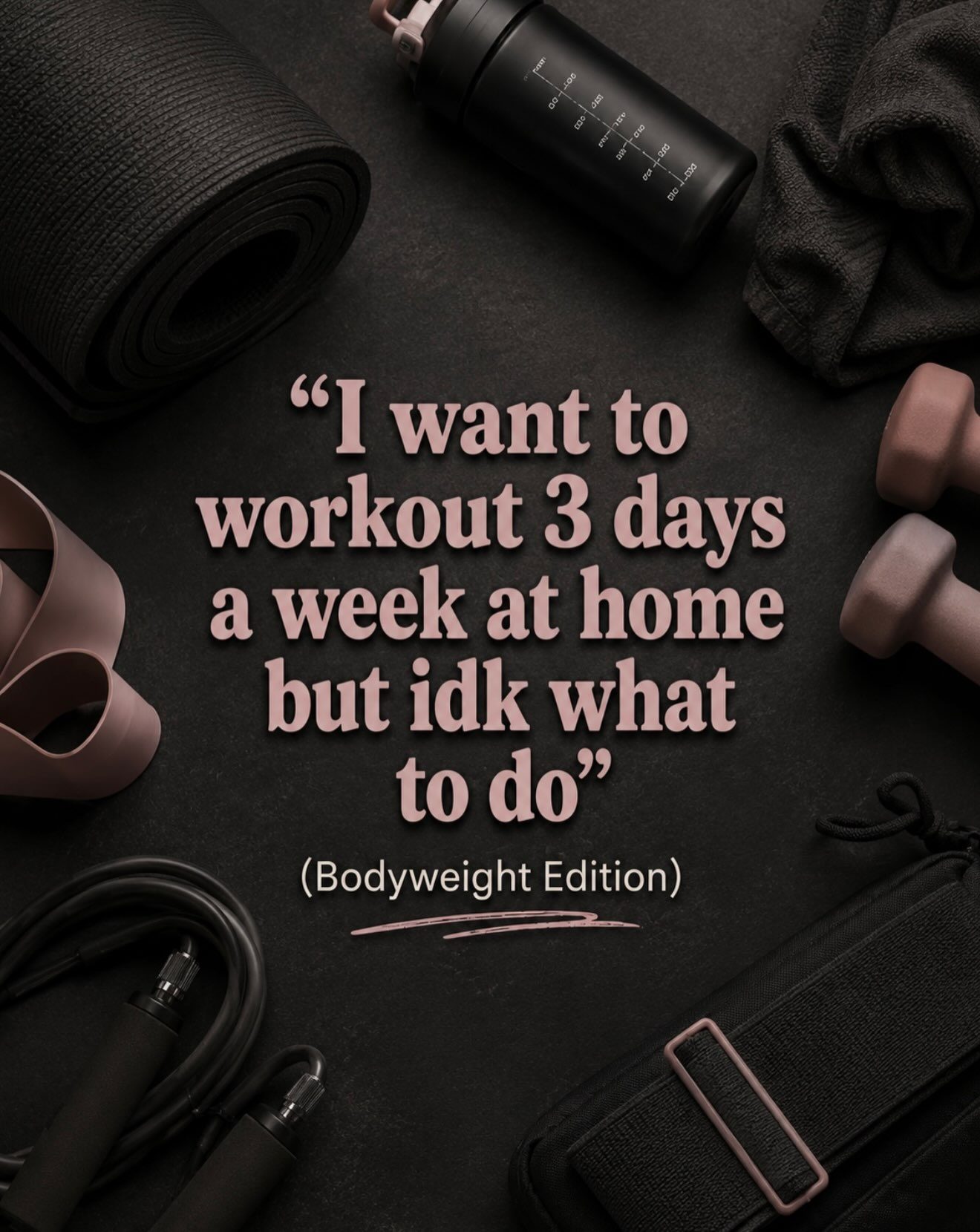 ### 3-Day Home Workout Plan with Workit App