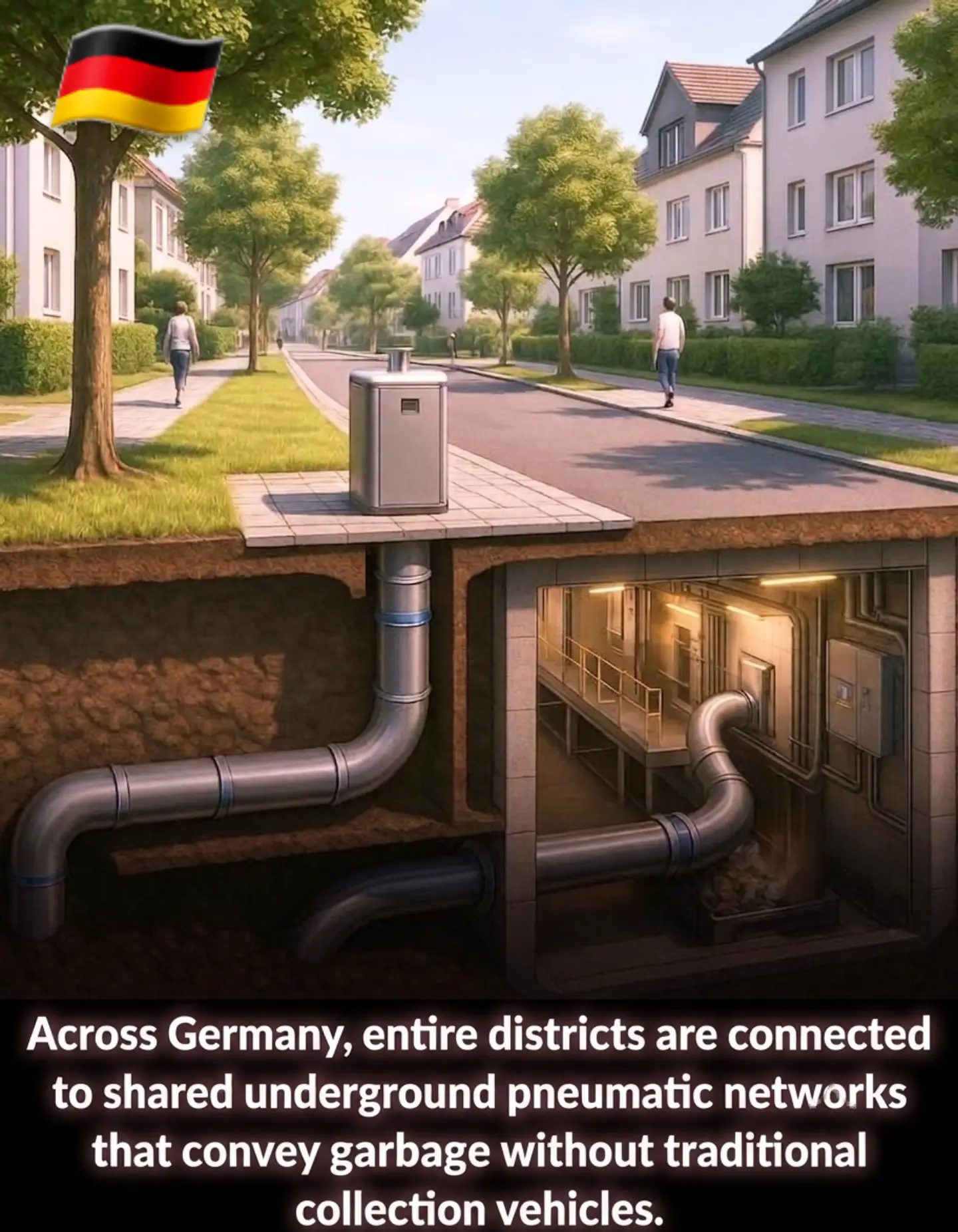 Germany's Efficient Underground Waste Management System