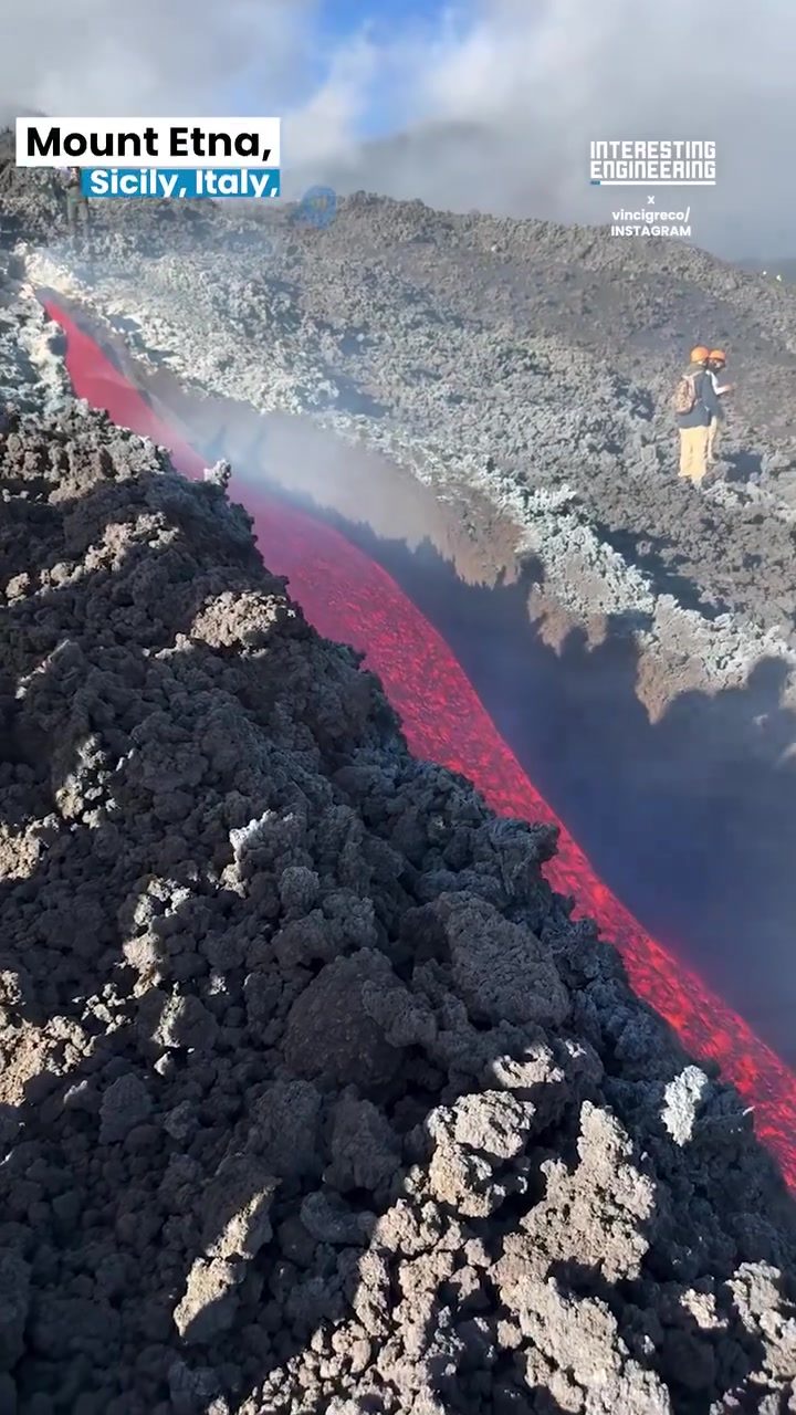 Mount Etna's Lava Caving: The Intricate Process Shaping Volcanic Landscapes