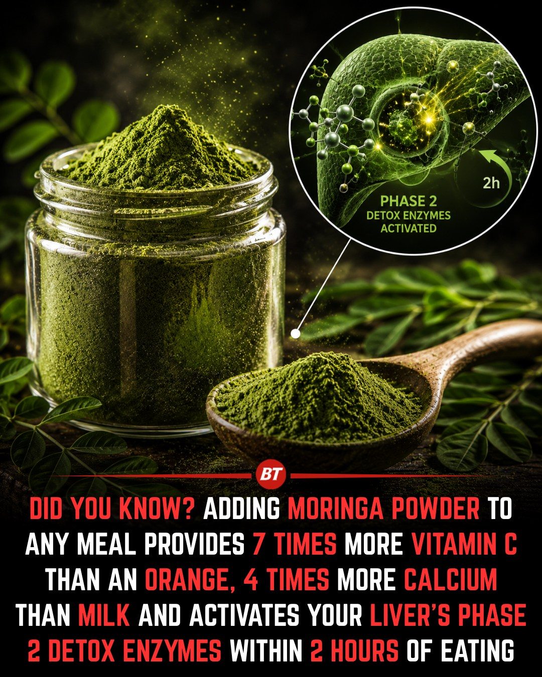 Moringa Powder: Supercharge Meals with Vitamin C, Calcium