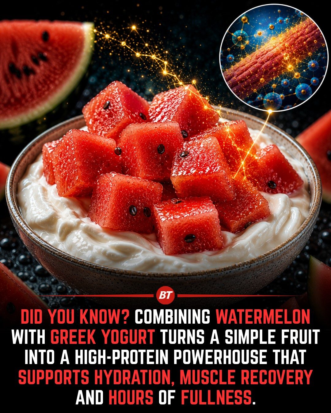 Watermelon and Greek Yogurt: The Perfect Post-Workout Snack