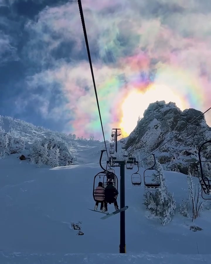Ski Lift Ride: Scenic Mountain Views