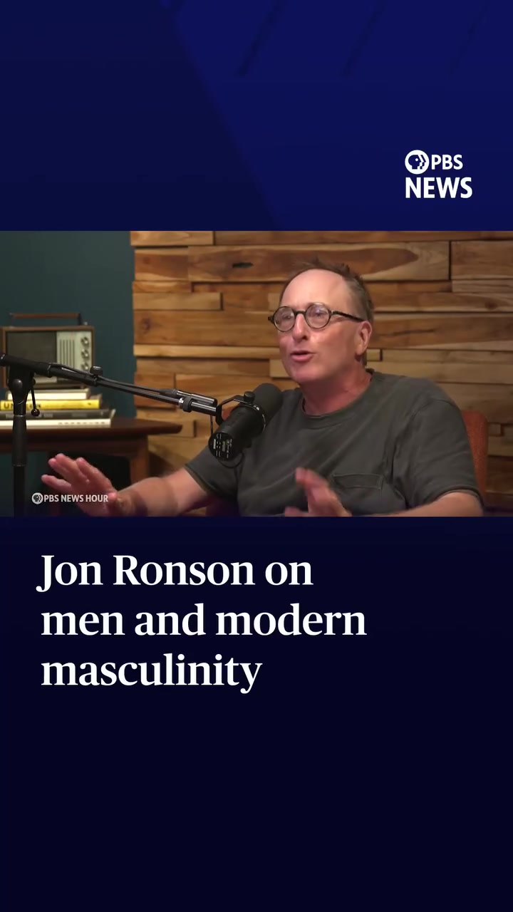 Jon Ronson on Masculinity and Modern Men