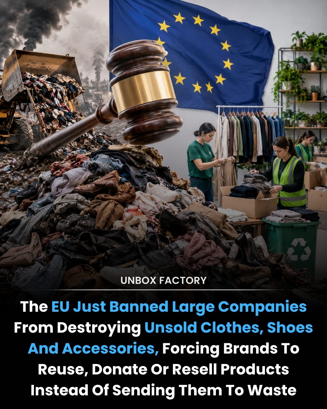 EU’s New Ban Forces Big Brands to Reuse or Resell Unsold Clothes