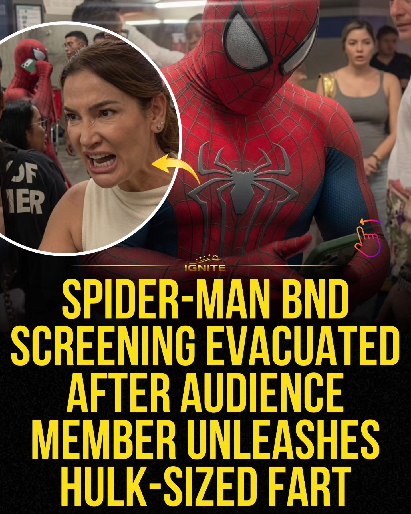 Spider-Man Screening Evacuated Due to Massive Fart