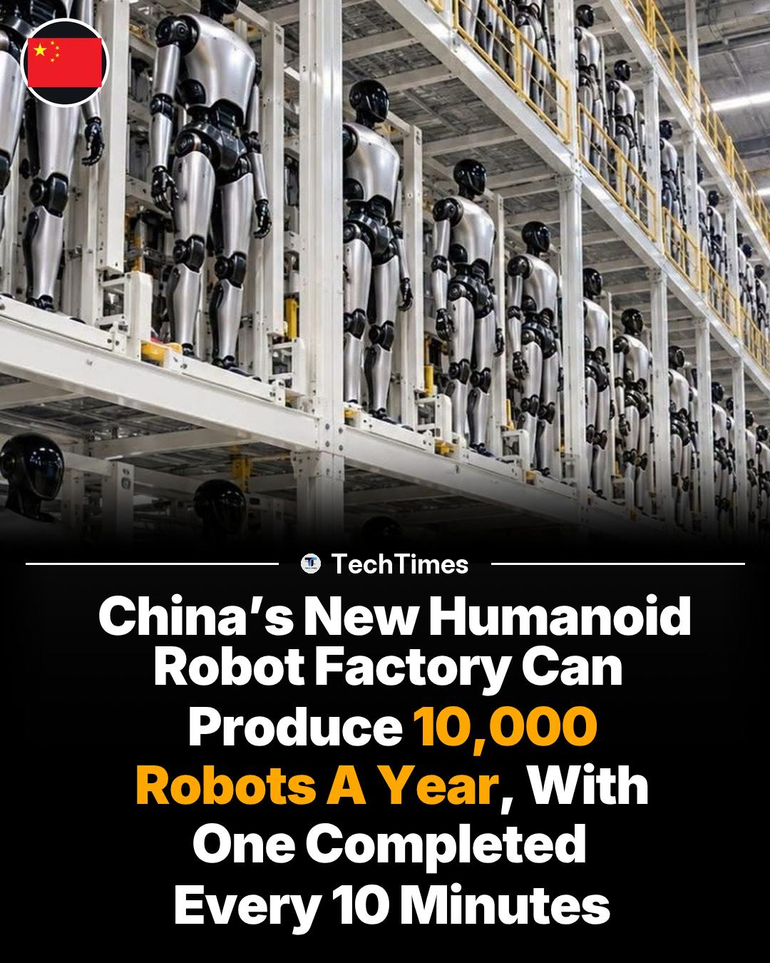 China's Humanoid Robot Factory: 10,000 Units Annually