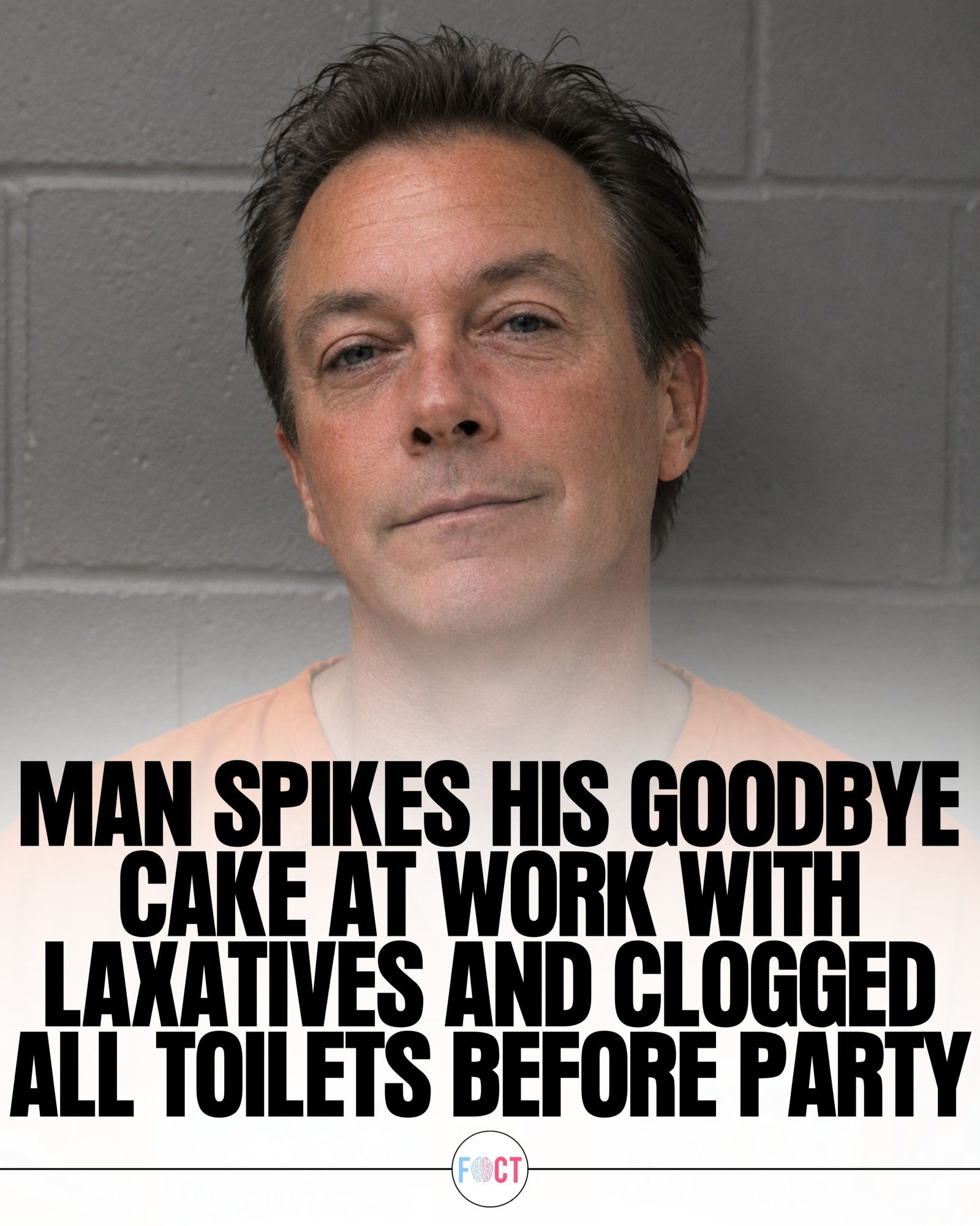 The employee who Spiked Farewell Cake with Laxatives Clogged Toilets