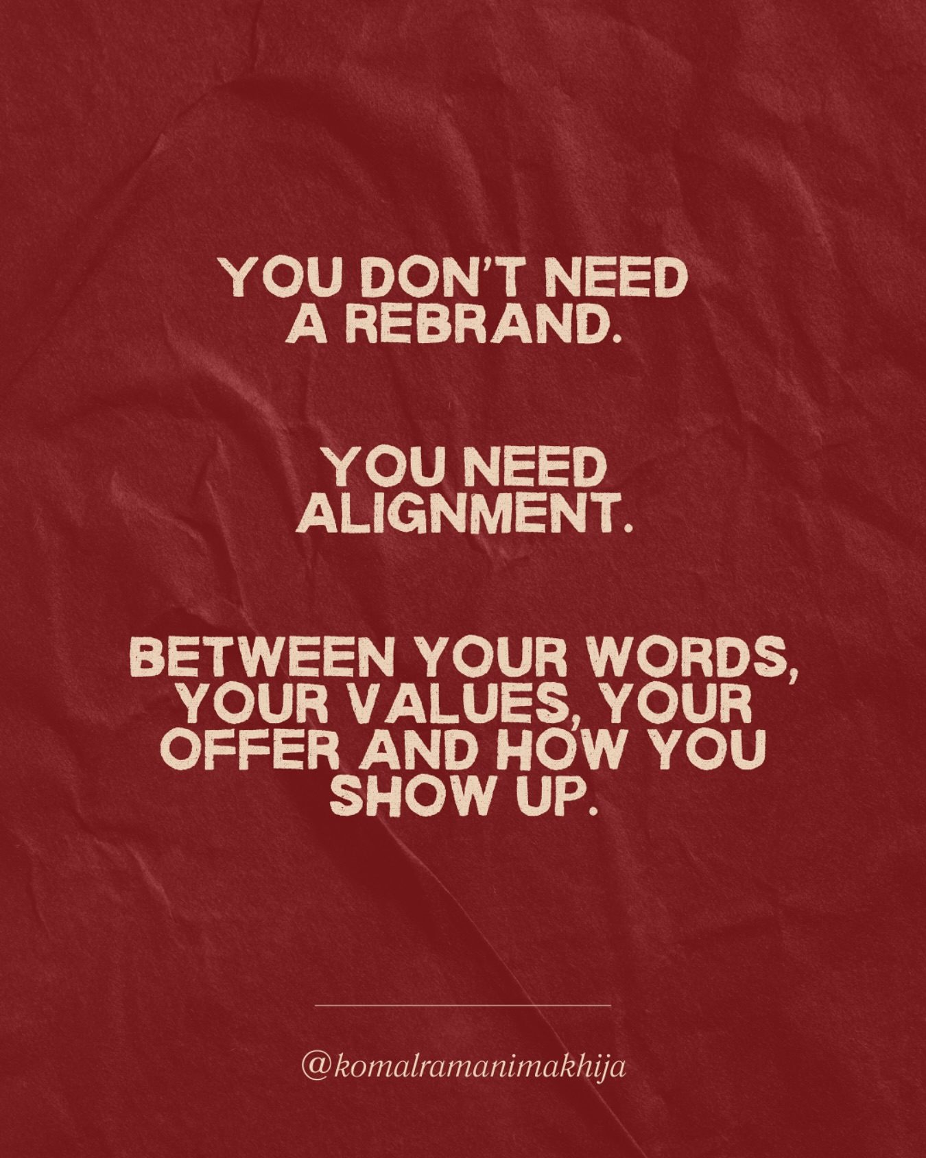 Why Alignment Trumps Rebranding for Better Sales